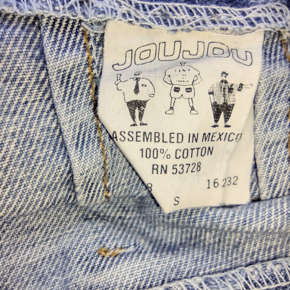 Vtg Jou Jou Jeans High Waisted 80's/90's Size: Small 28"W, 13.5"R, 28.5I - Picture 7 of 9